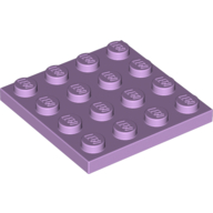 Lego Plate 4 x 4 / Lavender