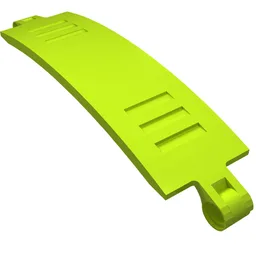 Technic Panel Curved 3 x 13 / Lime