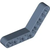 Technic Beam 1 x 7 Bent (4 - 4) Thick / Pearl Sand Blue
