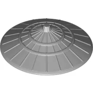 Hat, Conical Asian Style / Light Bluish Gray