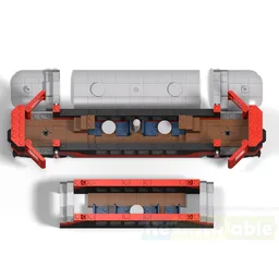 TB-E 1(TrainBricks-Express) Expansion Double-Decker Car