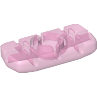 Lego Clikits Icon, Rectangle 3L with Hole / Trans-Pink
