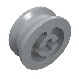 Wheel with Split Axle hole / Light Bluish Gray