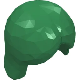Hair Center Parting / Green