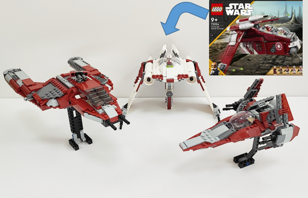 Lego 75354 Alternate Build - 3 Ships and more