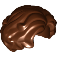Lego Hair Short Wavy with Side Part / Reddish Brown
