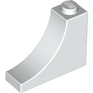 Brick Curved 1 x 3 x 2 Inverted [Inside Bow] / White