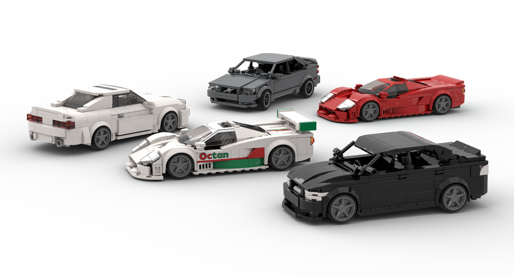 Lego 8 wide Car Pack - Series 1