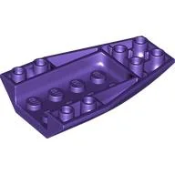 Brick Wedged, Curved Inverted 6 x 4 / Dark Purple