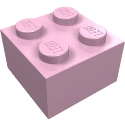 Brick 2 x 2 / Bright Pink