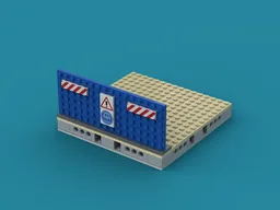 Construction site hoarding