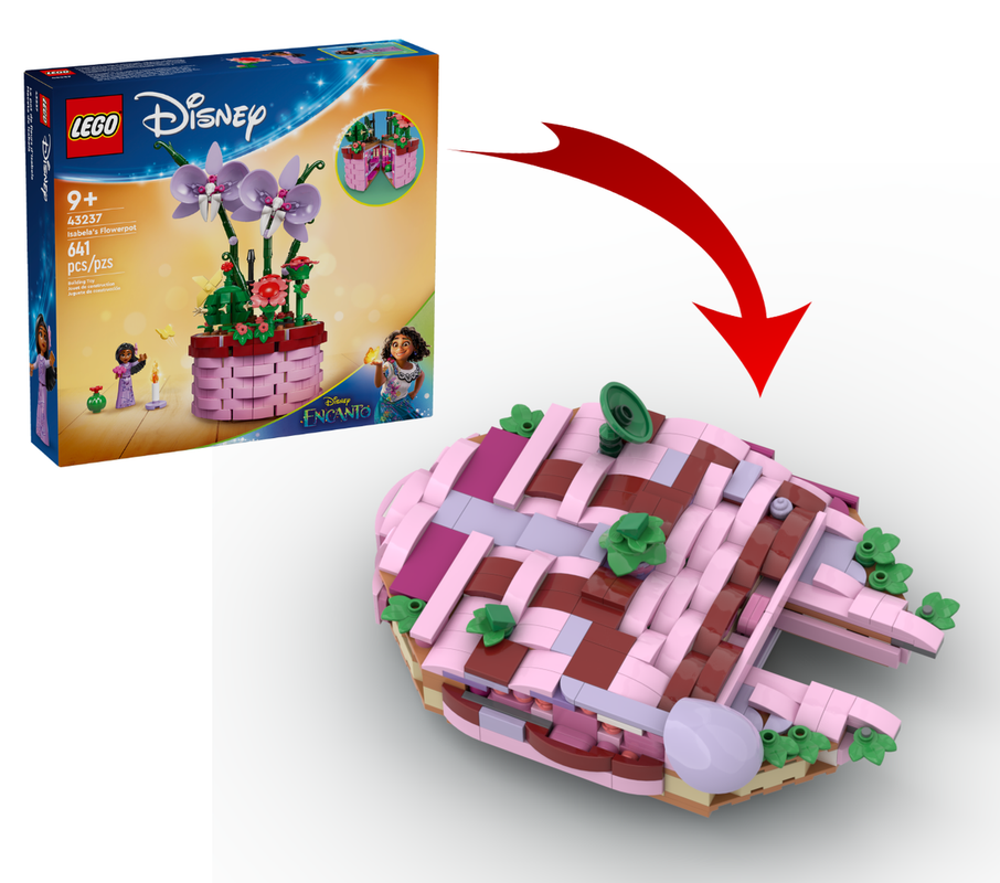 Lego Isabela's Flower Falcon - Alternate Build of 43237-1 Isabela's Flowerpot