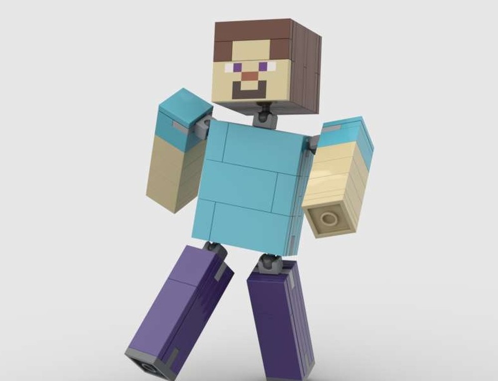 Lego ball joint Steve mod