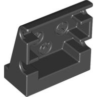 Lego Duplo Panel 1 x 2 x 1 2/3 Sloped with 3 Embossed Gauges / Black