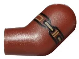 Arm, Left with Black and Dark Tan Band on Upper Arm Pattern