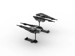 Mini Size TIE striker in Scarif