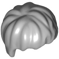 Lego Hair Short Tousled / Light Bluish Gray
