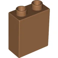 Duplo Brick 1 x 2 x 2 with Bottom Tube / Medium Nougat