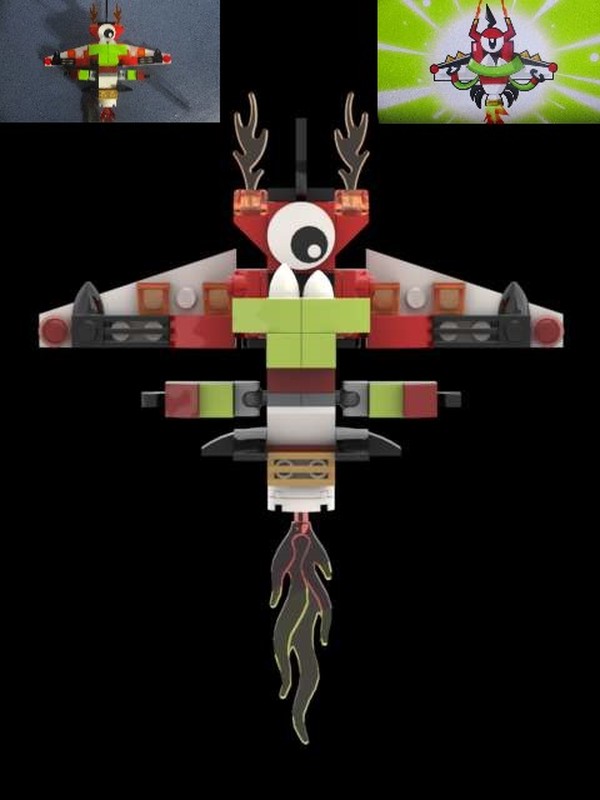 Lego Niksput-Flamzer Mix As Seen on Cartoon Network