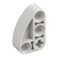 Lego Technic Beam 2 x 3 L-Shape with Quarter Ellipse Thick / White