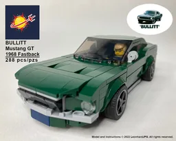 BULLITT - Mustang GT 1968 Fastback