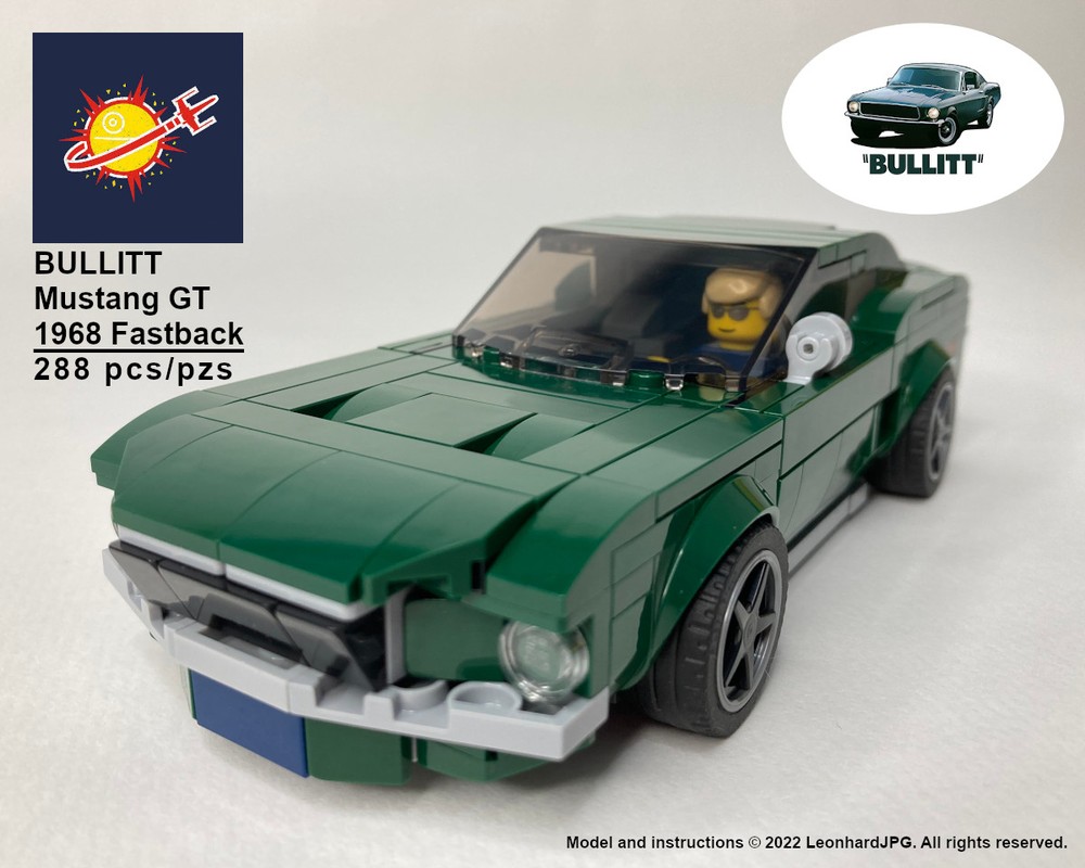 Lego BULLITT - Mustang GT 1968 Fastback
