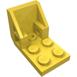 Bracket 3 x 2 - 2 x 2 [aka Space Seat] / Yellow