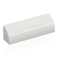 Brick Curved 1 x 4 x 1 / White