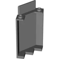 Panel 3 x 3 x 6 Corner Wall without Bottom Indentations / Dark Bluish Gray