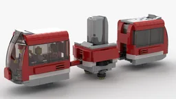 Roller Coaster Train with Cladding
