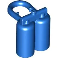 Minifig Neckwear Airtanks with Large Holes / Blue