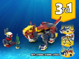 3 TO 1 Tiger and rabbit Alternative Build | Build from set 31090 + 31088 + 31102
