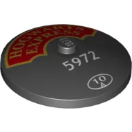 Dish 4 x 4 Inverted [Radar] with 'Hogwarts Express' 5972 Print