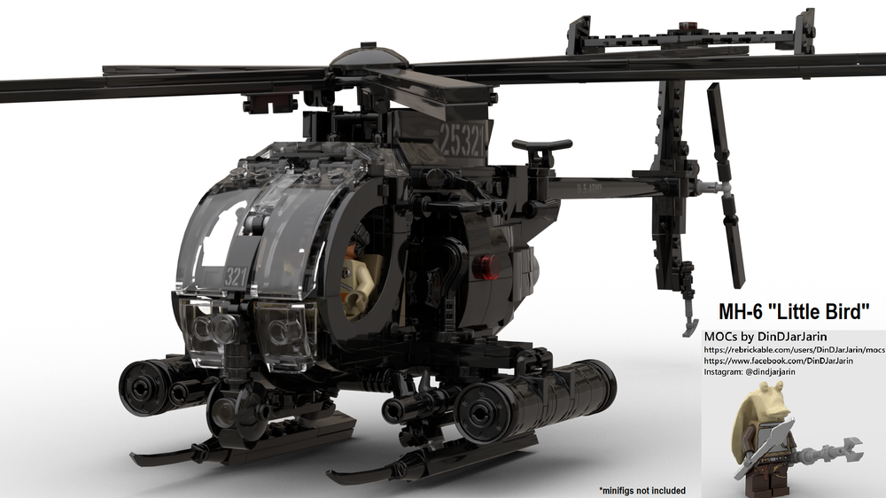 Lego MH-6 Little Bird Helicopter