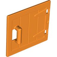 Lego Duplo Door / Lid, Wood Effect / Orange