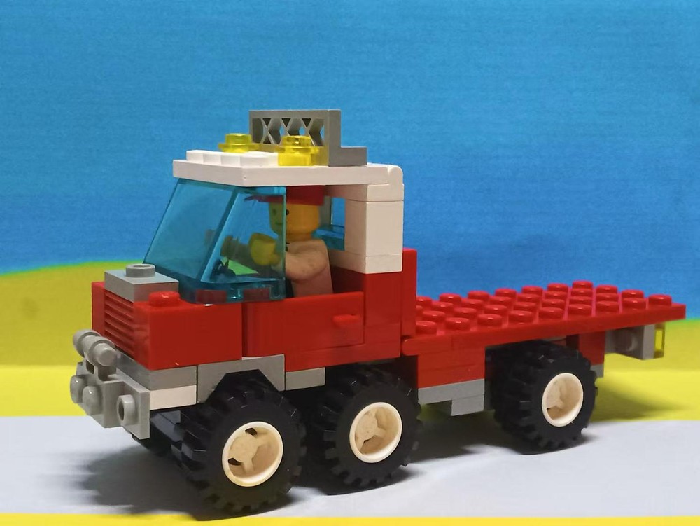Lego 6668 telescope flatbed truck