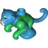 Lego Creature, Flying Monkey with Green Arms, Body, Light Nougat Snout print