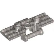Technic Link Tread Wide with Two Pin Holes / Metallic Silver