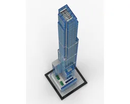 Central Park Tower 1:800 Scale