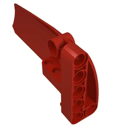 Technic Panel Fairing #17 Large Smooth, Side A / Red
