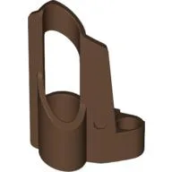 Technic Panel Fairing # 5 Small Short, Large Hole, Side A / Brown