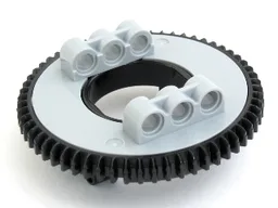 Technic Turntable 60 Tooth with Black Top (18939 / 18938u) (Undetermined Type)