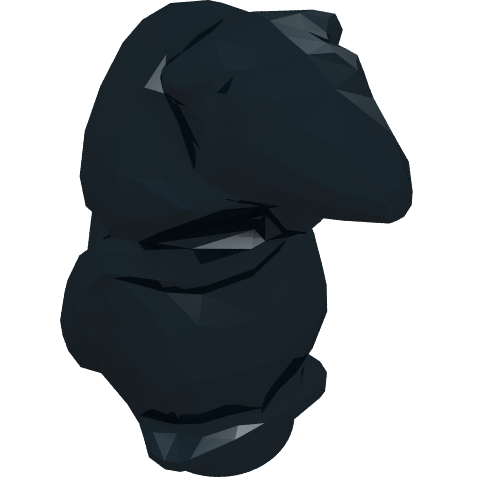 Lego Animal, Rodent, Rat / Mouse, Standing (Scabbers) / Black