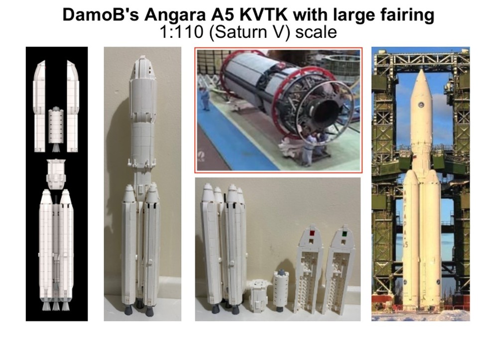 Lego DamoB's Angara A5 KVTK with large fairing