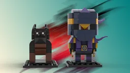 Shadow & Interceptor (FFVI) Brickheadz