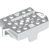 Vehicle Base, Roller Coaster Car 4 x 5 / White