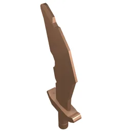 Weapon Sword / Scimitar Notched Blade / Copper