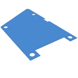 Mars Rover Solar Panel, Side Panel / Trans-Dark Blue