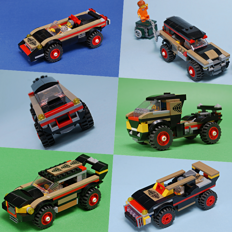 Lego 60449 Criminal's Car Rebuild models