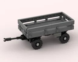 LEGO ww2 Trailer for soviet truck 1/45 scale